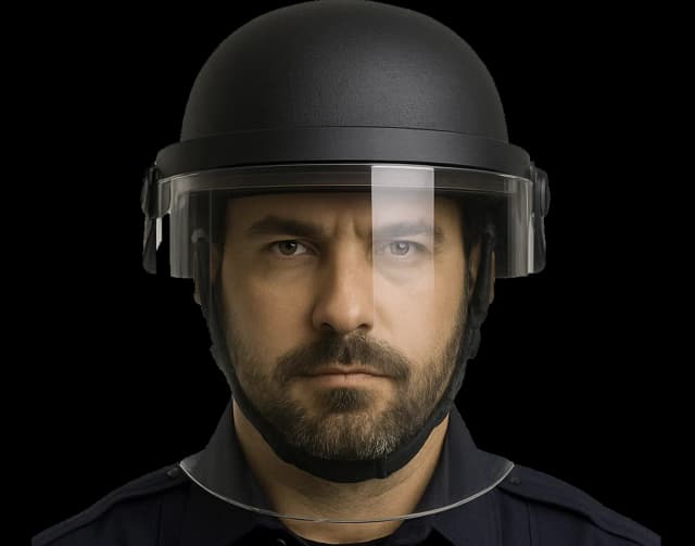 BALLISTIC HELMET VISOR